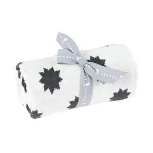 Organic cotton baby blanket Lässig Little Chums Étoiles image-3