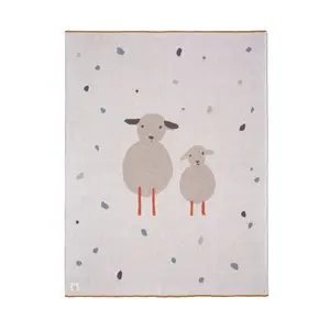 Organic cotton baby blanket Lässig Gots Tiny Farmer image-2