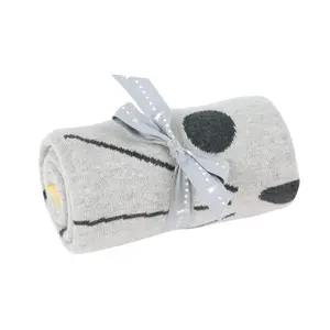 Organic cotton baby blanket Lässig Gots Little Chums Chat image-2