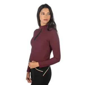 Riding polo long sleeves woman Lauria Garrelli Livigno Ribbed image-2