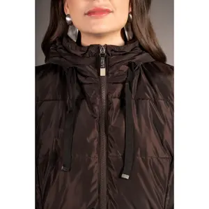 Women's sleeveless hooded down jacket Lauria Garrelli Arezzo image-4