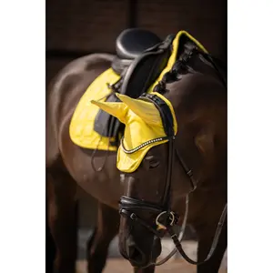 Dressage saddle pad for horses Lauria Garrelli Limone Elegant image-2