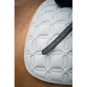 Dressage saddle pad for horses Lauria Garrelli Limone Elegant image-4