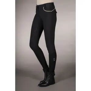 Pantalón de equitación Full Grip Lauria Garrelli Limone image-2