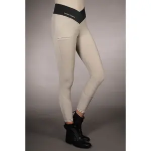 Women's full grip riding leggings Lauria Garrelli Limone image-2