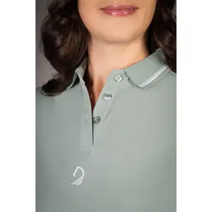 Women's riding polo shirt Lauria Garrelli Limone image-1