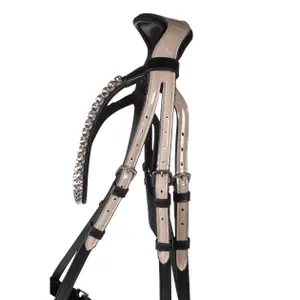 Bridle da equitazione Lauria Garrelli Limone Elegant image-3