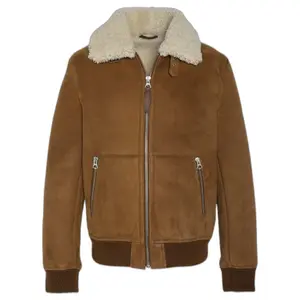 Bomberjacke Ziegenvelours Schott image-0