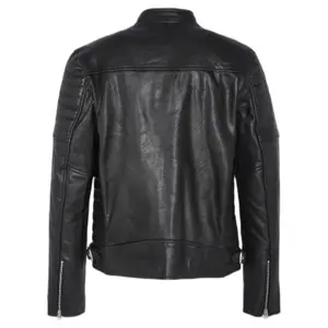 Blouson moto cuir Schott image-1