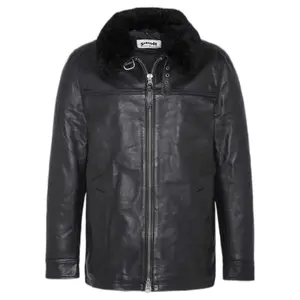 Lange Jacke und Kragen Schott image-0