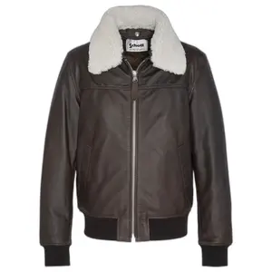 Blouson classique col amovible Schott image-0