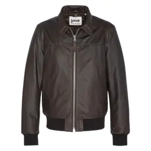 Blouson classique col amovible Schott image-1