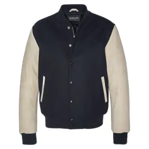 Universities-Jacke aus Leder und Wolle Schott image-0