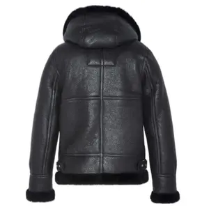 Hooded bomber jacket for women Schott image-1