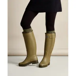 Leren gevoerde laarzen dames Le Chameau Chasseur image-5