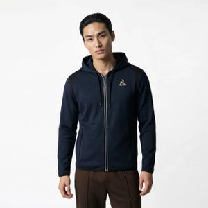 Sweatshirt à capuche full zip Le Coq Sportif Coq D'argent N°1 image-0