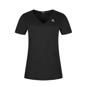 T-shirt col V manches courtes femme Le Coq Sportif Ess Col V N°1