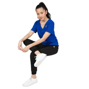 T-shirt col V manches courtes femme Le Coq Sportif Ess N°1 image-4