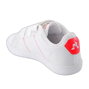 Baskets fille Le Coq Sportif Courtclassic PS Fluo image-3