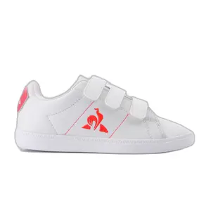 Baskets fille Le Coq Sportif Courtclassic PS Fluo image-0
