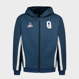 Hooded sweatshirt with zipper Le Coq Sportif EFRO Paris 2024 N°1