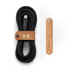 Bracelet organiseur de câble cuir Le Cord