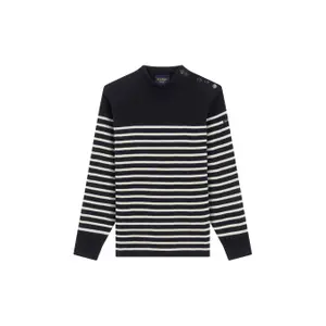 92012m-109-gestreifter-rundhalspullover-le-minor-marine-ecru