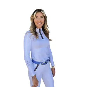Polo de concours manches longues femme Le Sabotier Julia