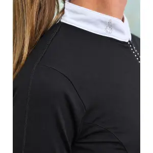 Polo de competición de manga larga para mujer Le Sabotier Julia image-4