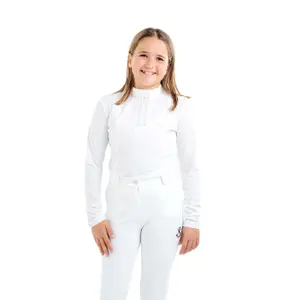 Turnier-Reitpolo mit langen Ärmeln, Mädchen Le Sabotier Eole image-1