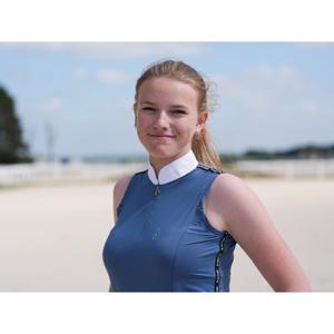 Women's sleeveless riding polo shirt Le Sabotier Manon image-3