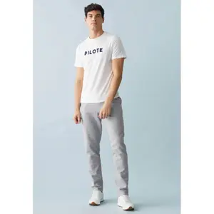 Camiseta de cuello redondo de algodón orgánico Le Slip Français Jean-F image-0