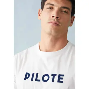 Camiseta de cuello redondo de algodón orgánico Le Slip Français Jean-F image-2