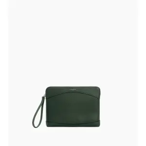 Pochette zippée et grainée femme Le Tanneur