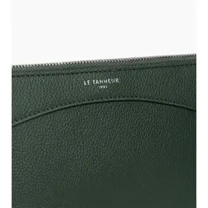 Pochette zippée et grainée femme Le Tanneur image-1