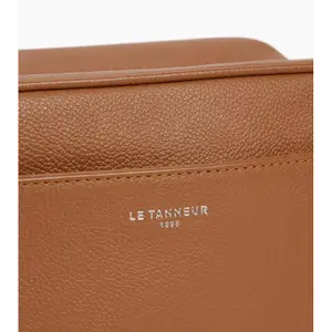 Zipper toilettas met zilveren afwerking Le Tanneur image-1