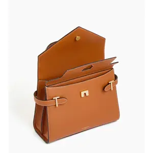 Double Flap Handbag Le Tanneur MM image-3