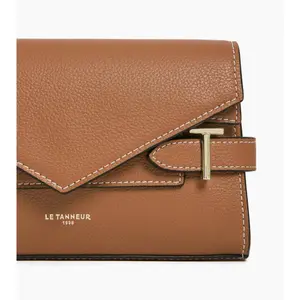 Double Flap Clutch for Women Le Tanneur image-1