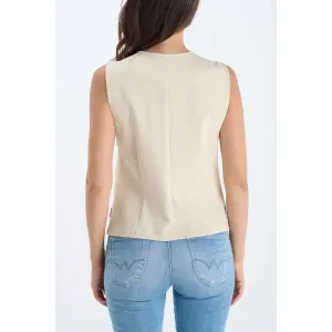 Sleeveless jacket for women Le Temps des cerises image-1