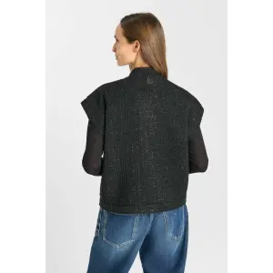 Sleeveless jacket for women Le Temps des cerises Funi image-5