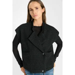 Sleeveless jacket for women Le Temps des cerises Funi image-6