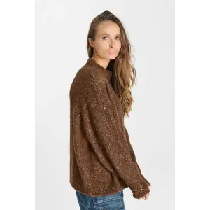 Women's round neck sweater Le Temps des cerises Nyx image-1