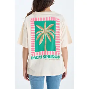 T-shirt femme Le Temps des cerises Palms image-1