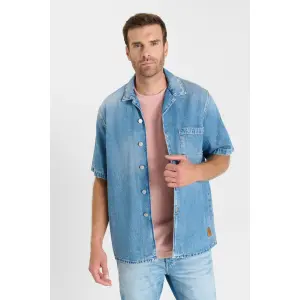 Camicia di denim Le Temps des cerises Sulo image-1