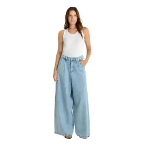 Jeans extra Wide Lige femme Le Temps des cerises Louvy image-0