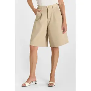 High-waisted denim shorts for women Le Temps des cerises Lova image-3