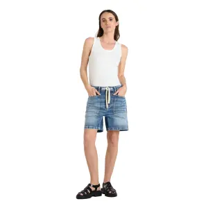 Short en jeans femme Le Temps des cerises Mado image-1