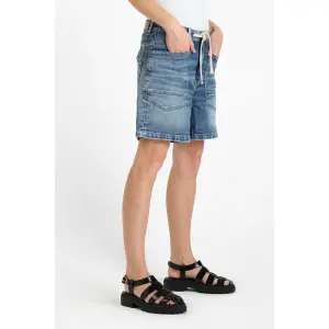 Short en jeans femme Le Temps des cerises Mado image-3