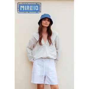 Women's zip-up denim shorts Le Temps des cerises Mado image-2