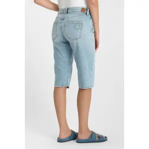 Women's denim shorts Le Temps des cerises Oasis image-1